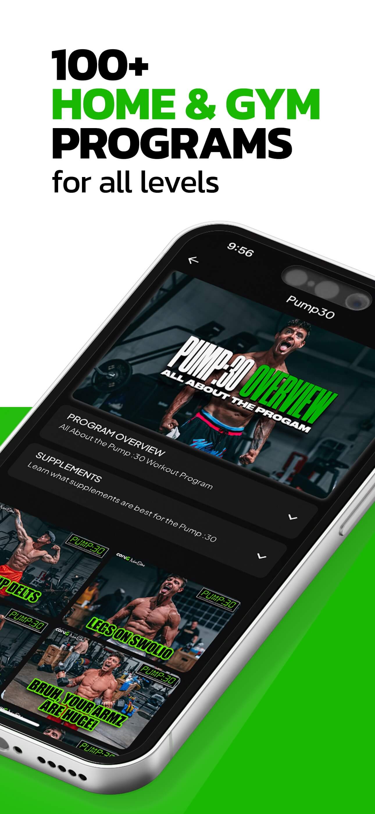100+ Home & Gym Programs
